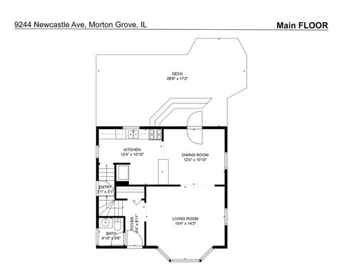 Tiny photo for 9244 Newcastle Avenue, Morton Grove, IL 60053 (MLS # 12434287)