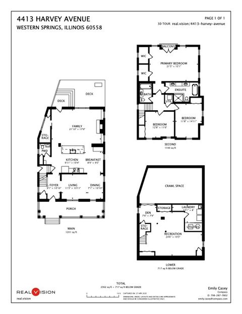 Tiny photo for 4413 Harvey Avenue, Western Springs, IL 60558 (MLS # 12631099)