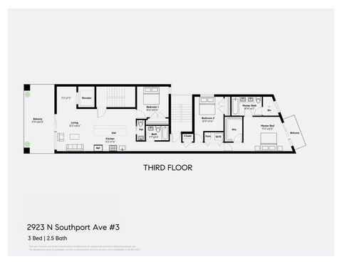 Tiny photo for 2923 N Southport Avenue #3, Chicago, IL 60657 (MLS # 12428192)