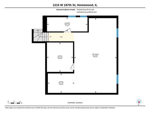 Tiny photo for 1215 187th Street, Homewood, IL 60430 (MLS # 12687892)