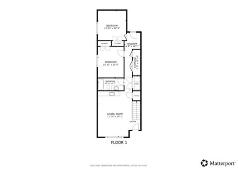 Tiny photo for 2922 W Lyndale Street #1, Chicago, IL 60647 (MLS # 12490948)