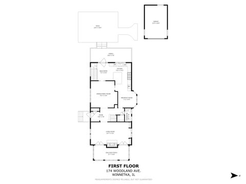 Tiny photo for 174 Woodland Avenue, Winnetka, IL 60093 (MLS # 12594627)