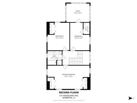 Tiny photo for 174 Woodland Avenue, Winnetka, IL 60093 (MLS # 12594627)