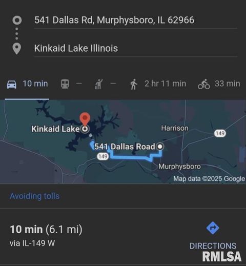 Tiny photo for 541 DALLAS Road, Murphysboro, IL 62966 (MLS # EB459428)