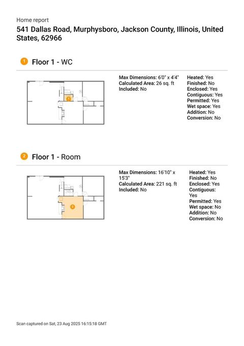 Tiny photo for 541 DALLAS Road, Murphysboro, IL 62966 (MLS # EB459428)