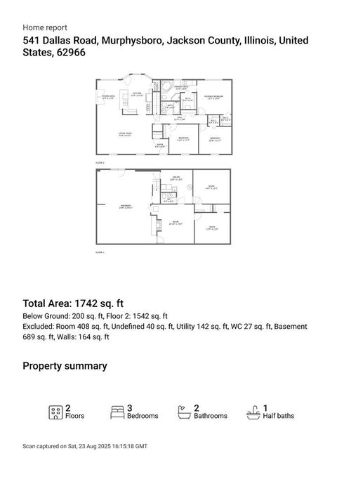 Tiny photo for 541 DALLAS Road, Murphysboro, IL 62966 (MLS # EB459428)