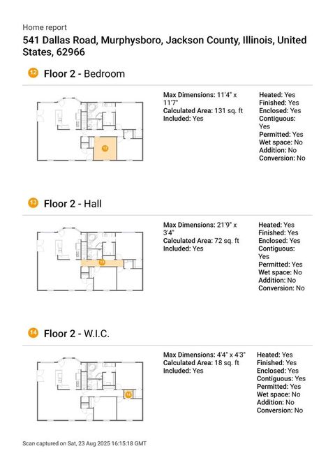 Tiny photo for 541 DALLAS Road, Murphysboro, IL 62966 (MLS # EB459428)