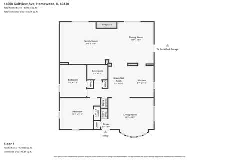 Tiny photo for 18600 Golfview Avenue, Homewood, IL 60430 (MLS # 12706694)