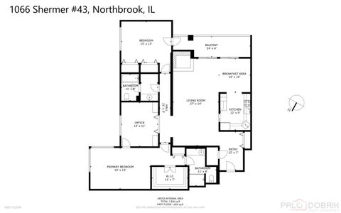 Tiny photo for 1066 Shermer Road #43, Northbrook, IL 60062 (MLS # 12776425)