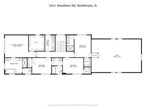 Tiny photo for 2411 Woodlawn Road, Northbrook, IL 60062 (MLS # 12373997)