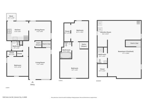 Tiny photo for 1636 STATE LINE Road, Calumet City, IL 60409 (MLS # 12582485)