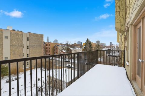 Tiny photo for 1432 W Erie Street #3R, Chicago, IL 60642 (MLS # 12593976)