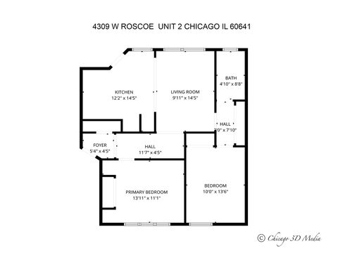 Tiny photo for 4309 W Roscoe Street #2, Chicago, IL 60641 (MLS # 12508713)
