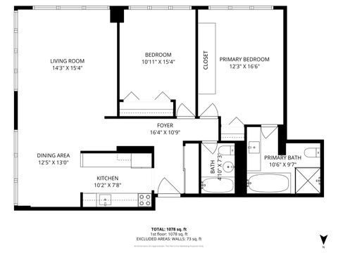 Tiny photo for 655 W IRVING PARK Road #2301, Chicago, IL 60613 (MLS # 12624109)