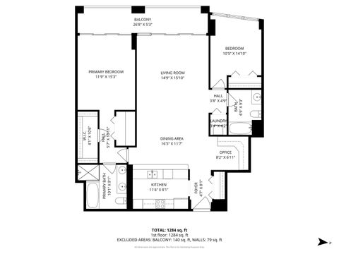 Tiny photo for 1235 S Prairie Avenue #1303, Chicago, IL 60605 (MLS # 12542208)