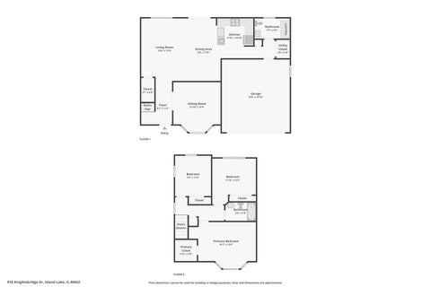 Tiny photo for 918 Knightsbridge Drive, Island Lake, IL 60042 (MLS # 12759021)
