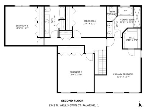 Tiny photo for 1342 N Wellington Court, Palatine, IL 60067 (MLS # 12375575)