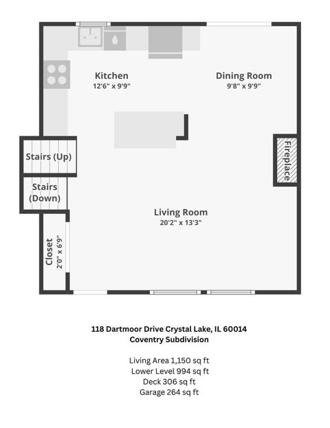 Tiny photo for 118 Dartmoor Drive, Crystal Lake, IL 60014 (MLS # 12709876)