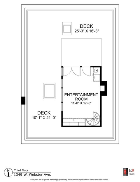 Tiny photo for 1349 W Webster Avenue #5, Chicago, IL 60614 (MLS # 12470959)