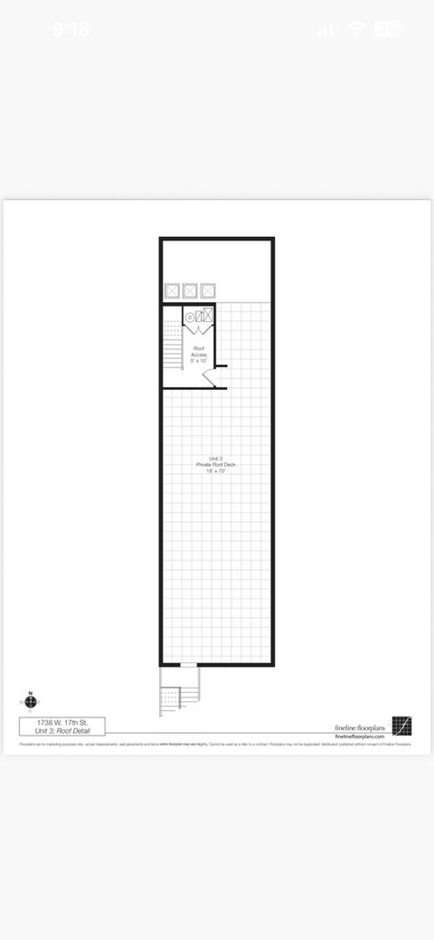 Tiny photo for 1738 W 17th Street #3, Chicago, IL 60608 (MLS # 12552949)