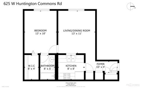 Tiny photo for 625 W Huntington Commons Road #208, Mount Prospect, IL 60056 (MLS # 12618168)