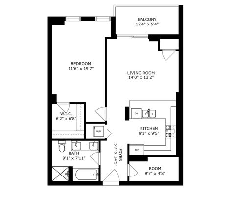 Tiny photo for 451 W HURON Street #505, Chicago, IL 60654 (MLS # 12474447)