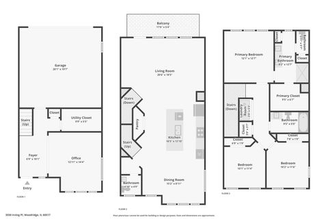 Tiny photo for 3550 Irving Place, Woodridge, IL 60517 (MLS # 12496652)