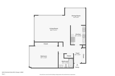 Tiny photo for 5455 N SHERIDAN Road #3815, Chicago, IL 60640 (MLS # 12783934)