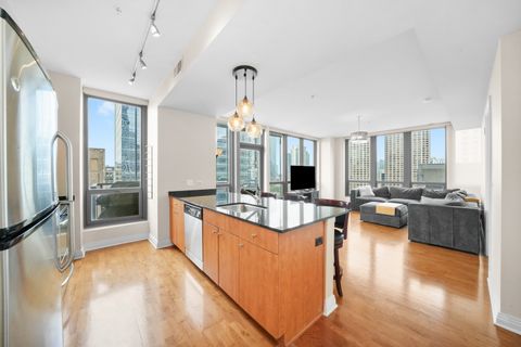 Tiny photo for 565 W Quincy Street #1306, Chicago, IL 60661 (MLS # 12378692)