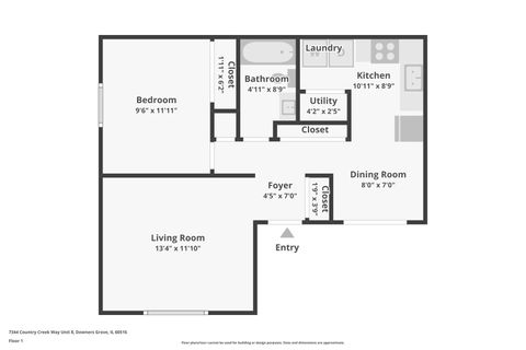 Tiny photo for 7344 Country Creek Way #8, Downers Grove, IL 60516 (MLS # 12511001)