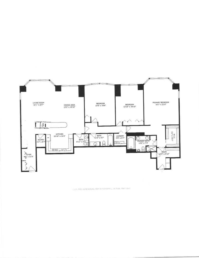 Chicago, Illinois 60611, United States, 3 Bedrooms Bedrooms, ,3 BathroomsBathrooms,Residential,Active,206266