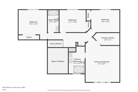 Tiny photo for 1087 Camillia Place, Fox River Grove, IL 60021 (MLS # 12613229)