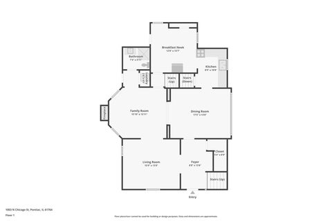 Tiny photo for 1003 N Chicago Street, Pontiac, IL 61764 (MLS # 12762216)