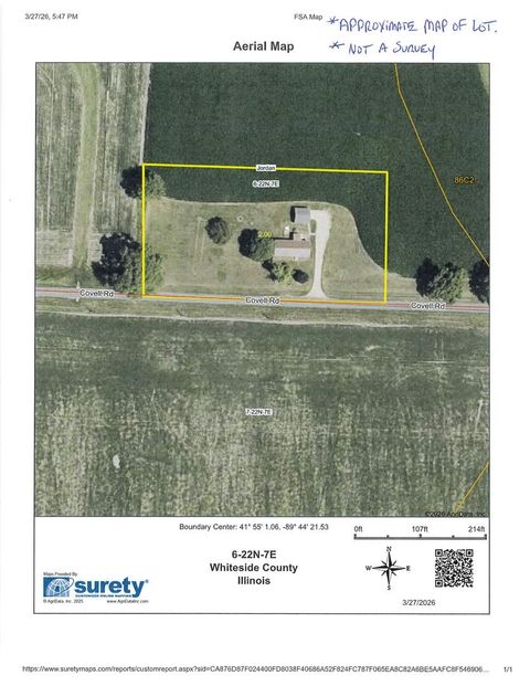 Tiny photo for 26292 Covell Road, Sterling, IL 61081 (MLS # 12603907)