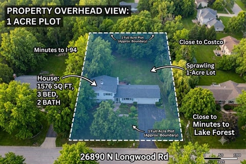 Tiny photo for 26890 N Longwood Road, Lake Forest, IL 60045 (MLS # 12744314)