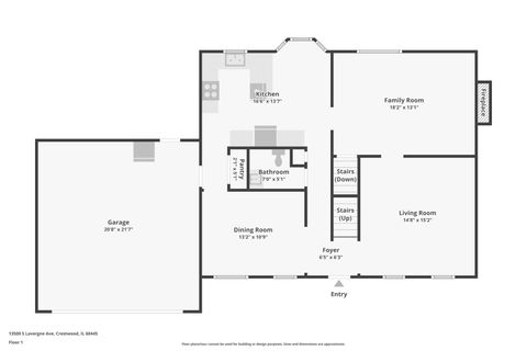 Tiny photo for 13500 Lavergne Avenue, Crestwood, IL 60418 (MLS # 12624432)