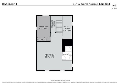 Tiny photo for 147 W North Avenue, Lombard, IL 60148 (MLS # 12514716)