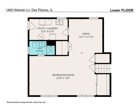 Tiny photo for 1469 Webster Lane, Des Plaines, IL 60018 (MLS # 12690090)