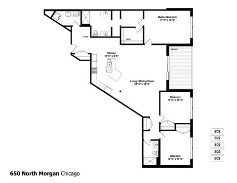 Tiny photo for 650 N Morgan Street #202, Chicago, IL 60642 (MLS # 12773048)