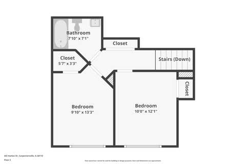 Tiny photo for 442 Harbor Drive, Carpentersville, IL 60110 (MLS # 12723837)