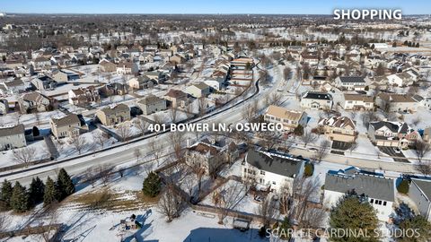 Tiny photo for 401 Bower Lane, Oswego, IL 60543 (MLS # 12541986)