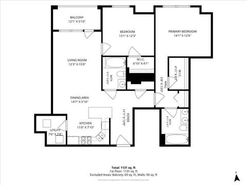 Tiny photo for 1124 LAKE Street #503, Oak Park, IL 60301 (MLS # 12672209)