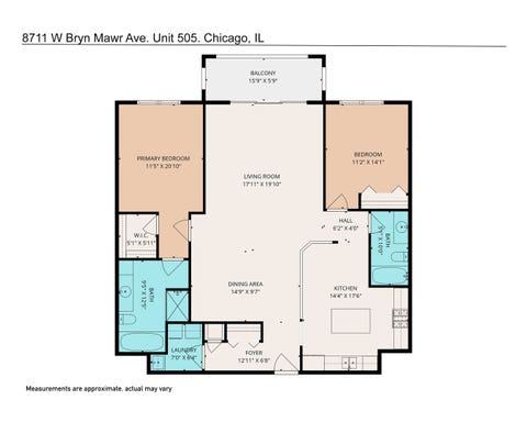Tiny photo for 8711 W Bryn Mawr Avenue #505, Chicago, IL 60631 (MLS # 12648136)