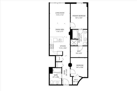 Tiny photo for 1735 N Paulina Street #214, Chicago, IL 60622 (MLS # 12557506)