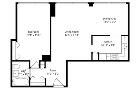 Tiny photo for 4850 S Lake Park Avenue #1403, Chicago, IL 60615 (MLS # 12542690)