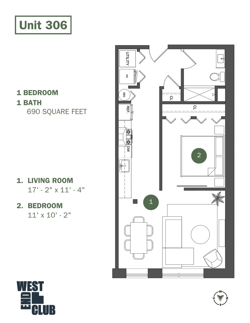 1550 W Monroe Street 306