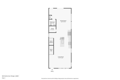 Tiny photo for 942 N Harding Avenue, Chicago, IL 60651 (MLS # 12484255)