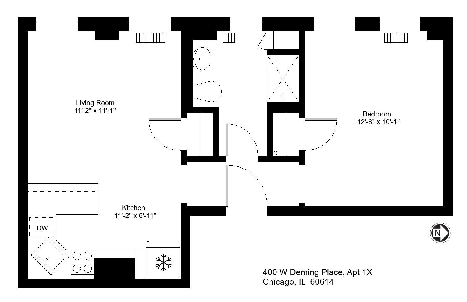 400 W Deming Place 1-X