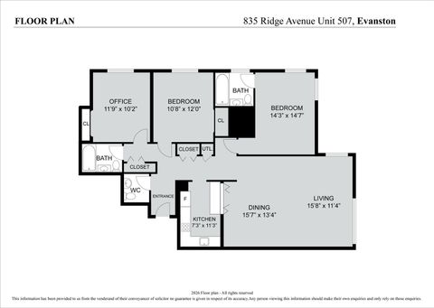 Tiny photo for 835 Ridge Avenue #507, Evanston, IL 60202 (MLS # 12605860)