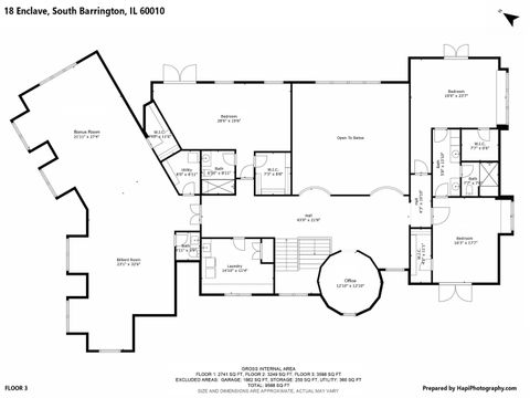 Tiny photo for 18 Enclave Court, South Barrington, IL 60010 (MLS # 12570480)